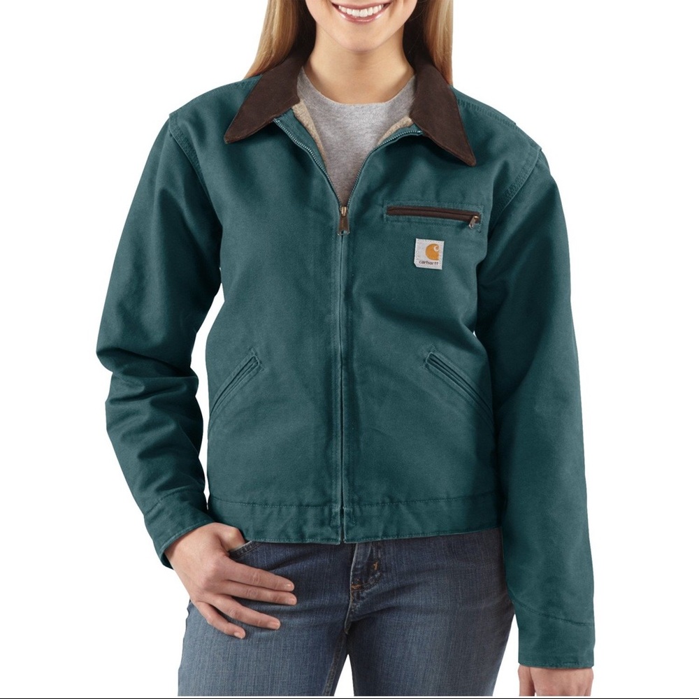 Women’s Carthartt Quilted Teal Jacket